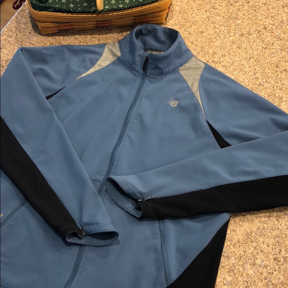 New Balance Zip Up Jacket BIOTHERM Large With Flaws